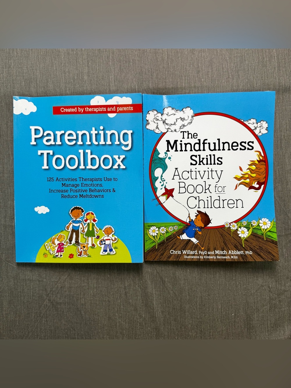 Parenting Toolbox & Mindfulness Skills Activity Book for Children 2-Book Bundle